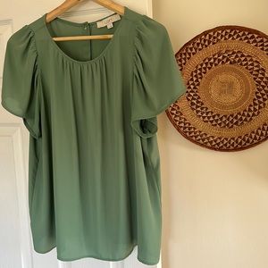 Loft Blouse, Button Down Back